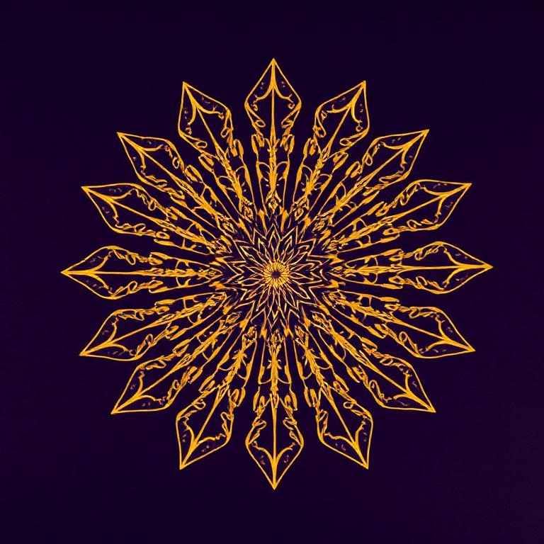 Ouromandala (Folha de Ouro)